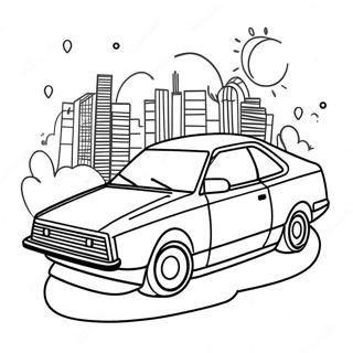 Pagina De Colorat Retro Anii 80 Neon 74957 18149