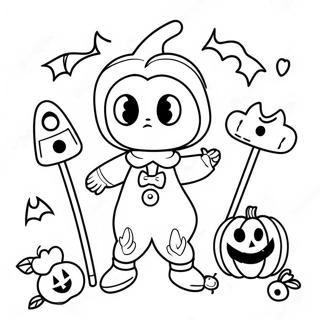 Pagini De Colorat Cu Trick Or Treat 75240-18367