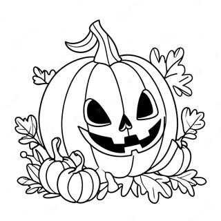 Pagini De Colorat Cu Dovleci Infricosatori Pentru Trick Or Treat 75241-18369