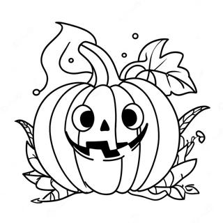 Pagini De Colorat Cu Dovleci Infricosatori Pentru Trick Or Treat 75241-18370