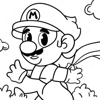 Pagini De Colorat Cu Aventuri Colorate Mario Wonder 75342-18449