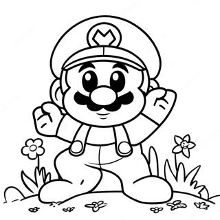 Mario Minune Pagini de colorat