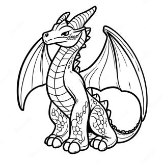 Dragonul Ender Desene De Colorat