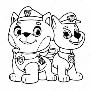 Pagini De Colorat Cu Paw Patrol Dragute De Halloween 75731-18755
