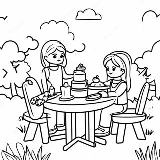 Lego Friends Pagini de colorat