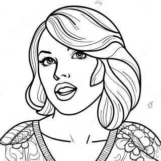 Reputația Taylor Swift Pagini de colorat