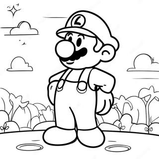 Super Mario Odyssey Pagini de colorat