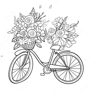 Bicicletă Pagini de colorat