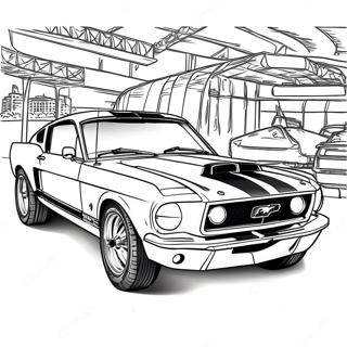 Mustang Gt Mustang Desene De Colorat