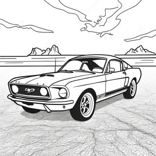 Mustang Gt Mustang Pagini de colorat