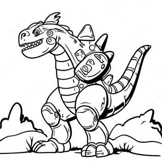 Mechagodzilla Desene De Colorat