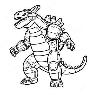 Pagini De Colorat Mechagodzilla Racnet 76424 19298