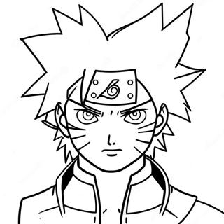 Sasuke Naruto Desene De Colorat