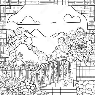 Pagina De Colorat Cu Arta Pixel Colorata 76755 19550
