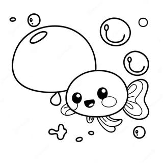 Pagini De Colorat Cu Bule Fericite Plutind 76832 19614