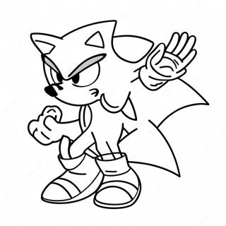 Sonic Boom Desene De Colorat