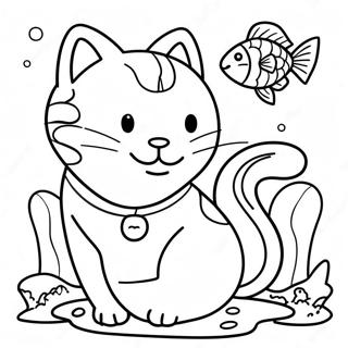 Catnap Pagini de colorat