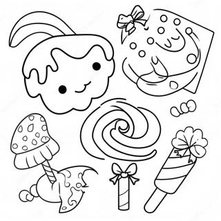 Tara Dulciurilor Pagini de colorat