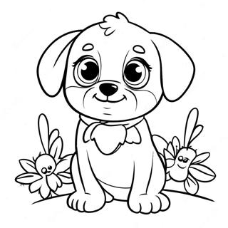 Pagini De Colorat Cu Catei Puppy Dog Pals Draguti 77681-20260