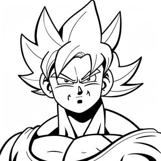 Pagini De Colorat Cu Goku Black Cu Aura De Trandafir 77916-20443