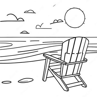 Pagini De Colorat Apus Tranquil Pe Plaja 78302-20737