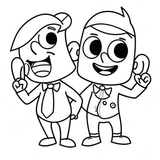 Pagini De Colorat Cu Parinti Ciudati 78376-20786