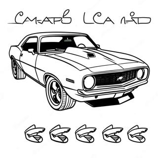 Pagina De Colorat Cu Camaro 78686-21028