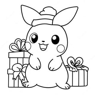 Pagina De Colorat Pokemon De Craciun 79046-21306