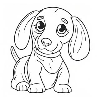 Pagini De Colorat Cu Dachshund 79356-21547