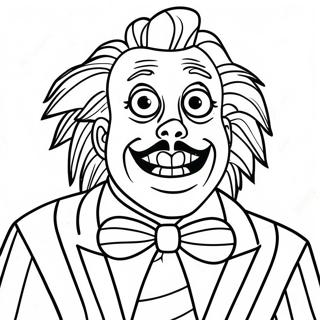 Pagini De Colorat Cu Beetlejuice Si Lydia 79410-21594