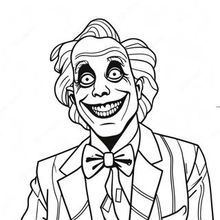 Pagini De Colorat Cu Beetlejuice Si Lydia 79410-21596