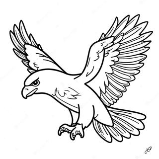Pagini De Colorat Cu Un Vultur Majestuos In Zbor 80235 22222