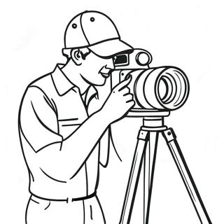 Pagini De Colorat Cu Cameraman Desene De Colorat