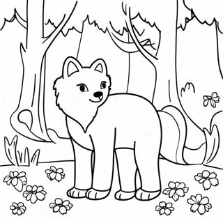 Pagini De Colorat Cu Animale Majestuoase Din Padure 80568-22486