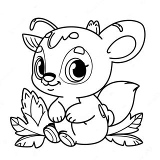 Pagini De Colorat Cu Animale De Padure Adorabile 80569-22492