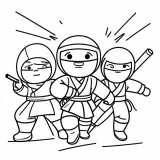 Pagini De Colorat Cu Misiunea Curajoasa A Spionilor Ninja 80723 22611