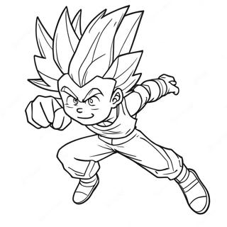 Gon Freecss In Actiune Desen De Colorat 81106-22897