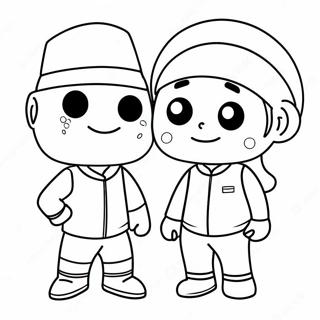 Pagina De Colorat Cu Personaje Dragute Funko Pop 81235-22997