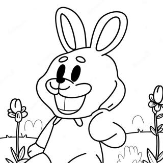 Spring Bonnie Desene De Colorat