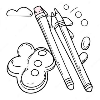 Pagini De Colorat Cu Creion Si Radiera Distractive 81570-23262