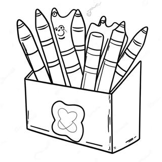 Pagini De Colorat Cu Cutii De Creioane Fanteziste 81571-23265