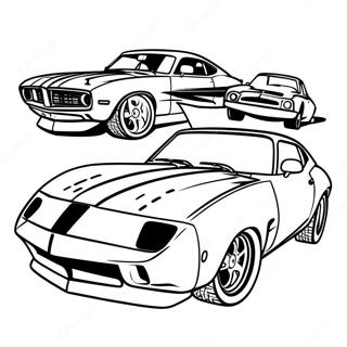 Pagini De Colorat Cu Masinile Fast And Furious 81621 23299