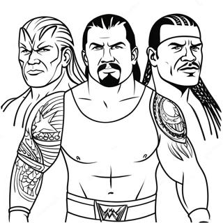 Pagini De Colorat Cu Legendele Wwe 81906-23525