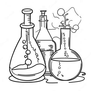 Chimie Desene De Colorat