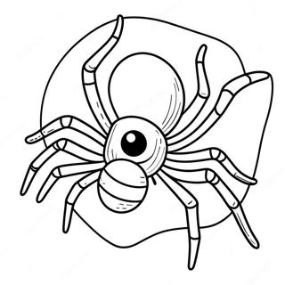 Desen De Colorat Cu Paianjen De Halloween 82161-23714