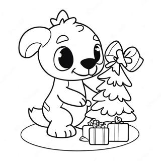 Pagini De Colorat Cu Bradul De Craciun Jucaus 82524 24036