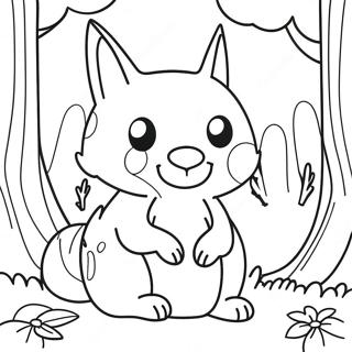 Pădurea Magică Pagini de colorat