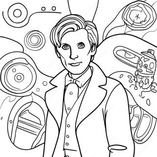 Pagini De Colorat Cu Dr Who Aventuros 82700-24168