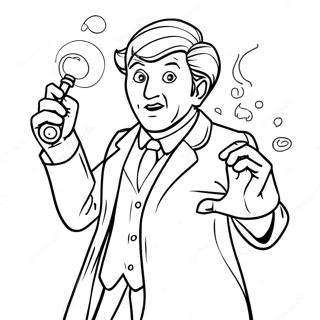 Pagini De Colorat Cu Dr Who In Actiune 82702-24173