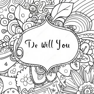 Pagini De Colorat Cu Mesaj Colorat Ne Vei Parea Rau 82727-24190